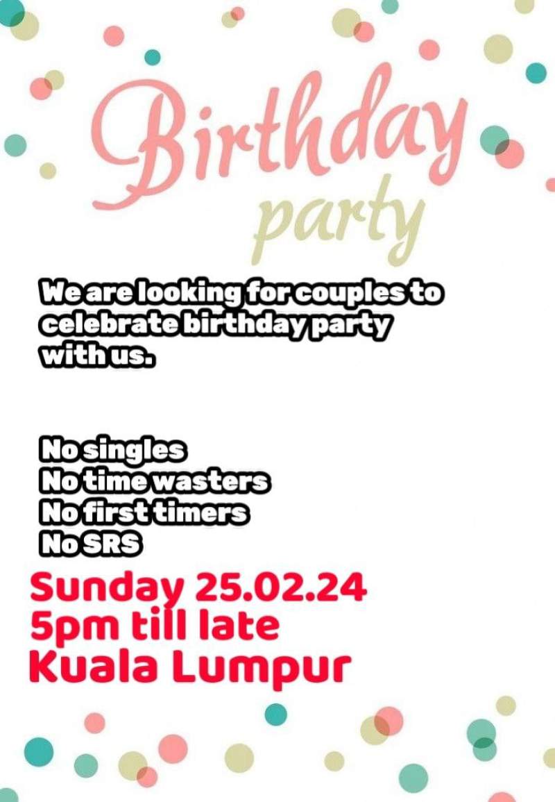 Birthday Party 25th Feb 2024